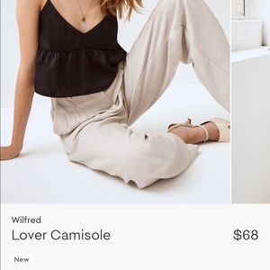 Wilfred lover camisole in black